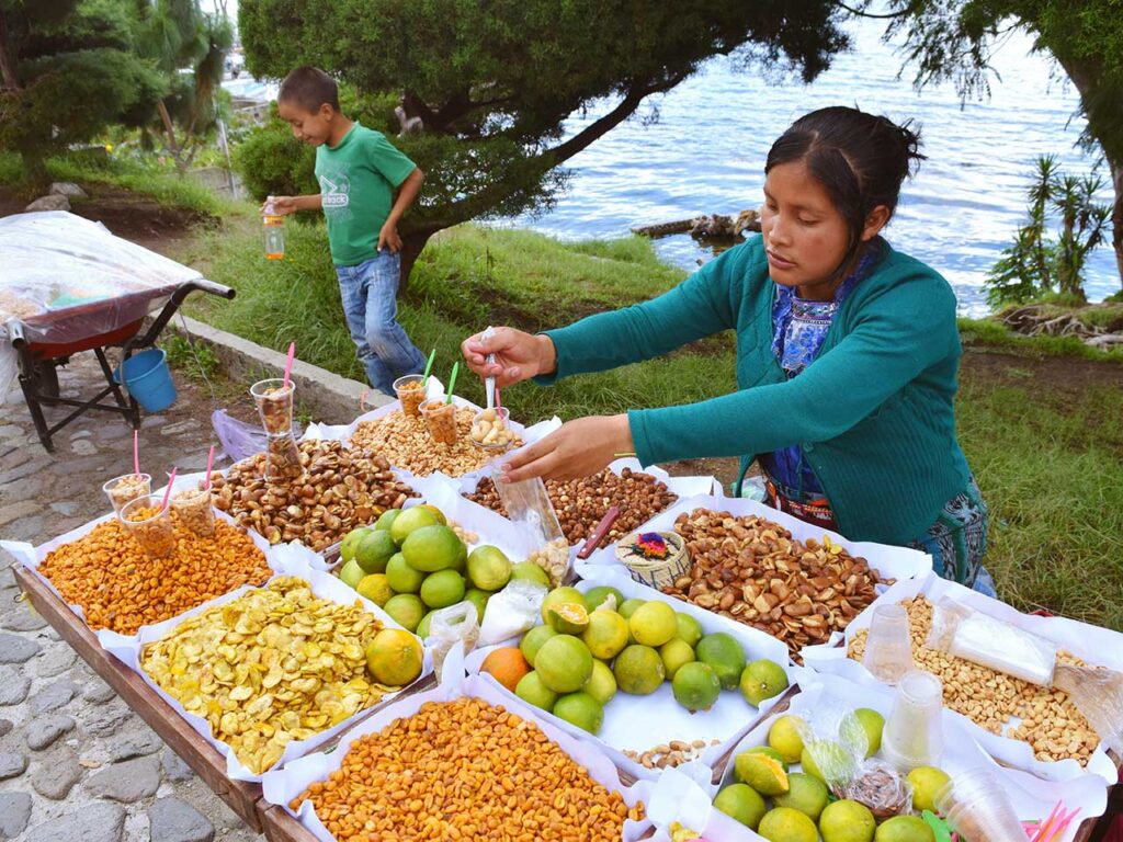 Stand am Lago Atitlán