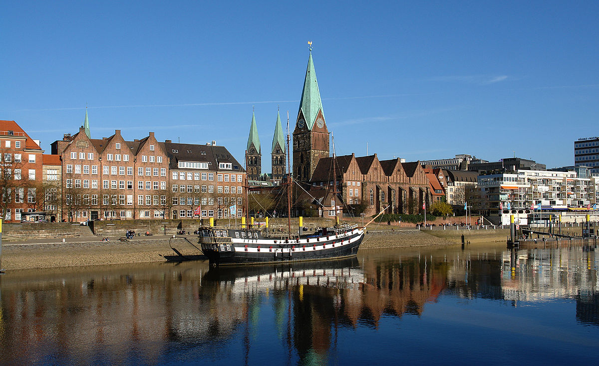 Weserpromenade en Bremen