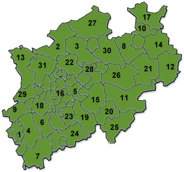 Estadísticas demográficas de Renania del Norte-Westfalia