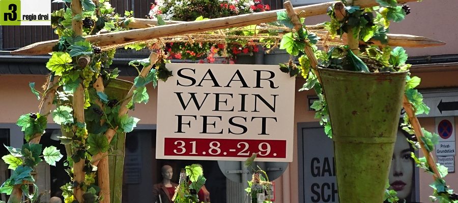 Weinfest en Saar-Weinregion